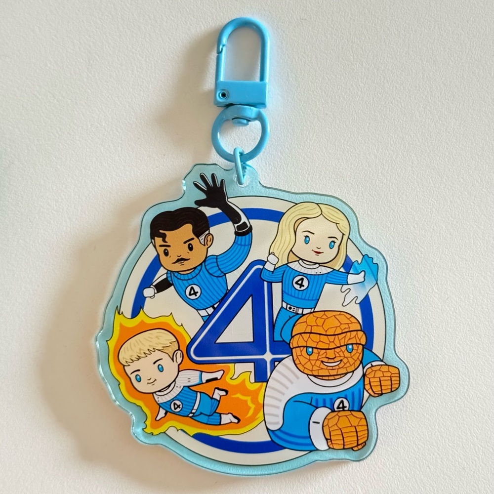 Fantastic 4 acrylic charm